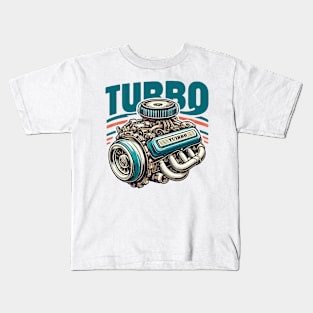 Turbo Engine Kids T-Shirt